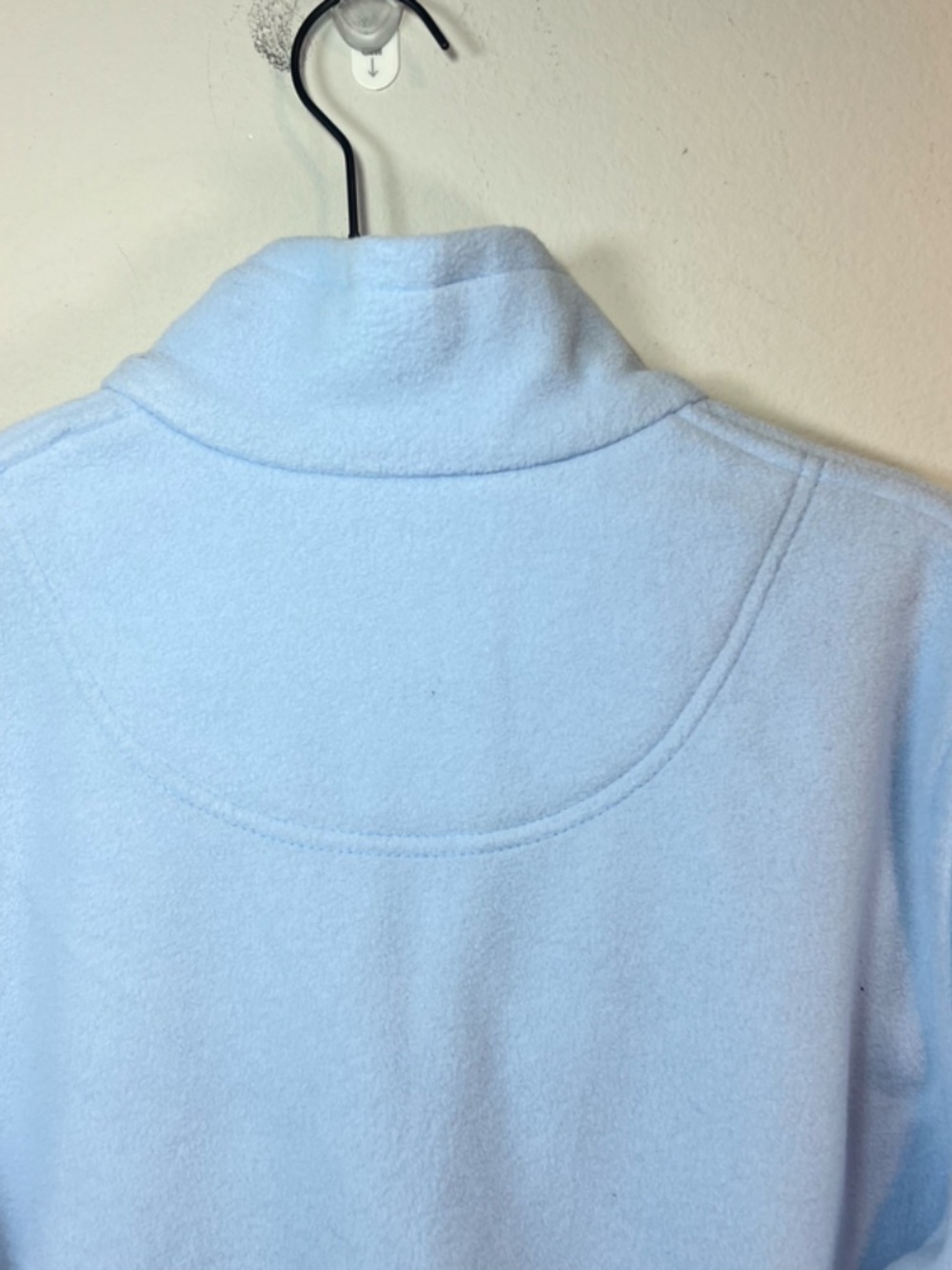 Natural Reflections Full Zip Fleece Jacket Light Blue Zip Pocket Cozy NEW Medium - Picture 12 of 14